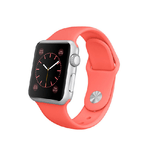 Fonex cinturino di ricambio per Apple Watch da 42 mm in silicone | Rosso