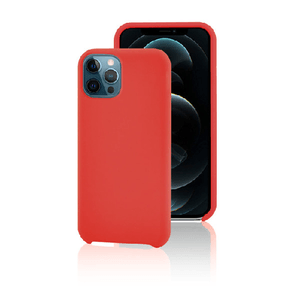 Fonex cover Pure Touch in silicone per Apple iPhone 12 Pro Max | Rosso