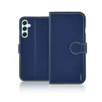 Fonex custodia a libro Identity in similpelle per Samsung Galaxy A34 5G | Blu