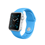 Fonex cinturino di ricambio per Apple Watch da 38 mm in silicone | Blu