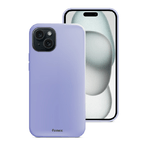 Fonex cover Pure Touch in silicone per Apple iPhone 15 Plus | Viola