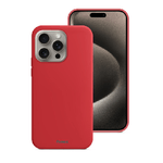 Fonex cover Pure Touch in silicone per Apple iPhone 15 Pro Max | Rosso