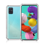 Fonex cover Mols Basic antiurto per Samsung Galaxy A51 con angoli e retro rinforzati |Trasparente