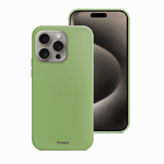 Fonex cover Pure Touch in silicone per Apple iPhone 15 Pro Max | Verde Matcha