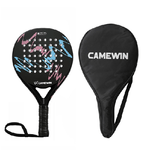 Camewin racchetta Padel tonda carbon 36MM 365+/-10g | Rosa