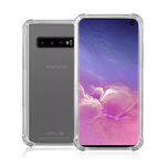 Fonex cover Mols Basic antiurto per Samsung Galaxy S10 con angoli e retro rinforzati |Trasparente