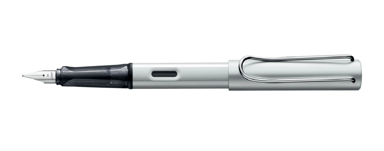 Penna stilografica Lamy AL star Whitesilver - Pennino F 1236519