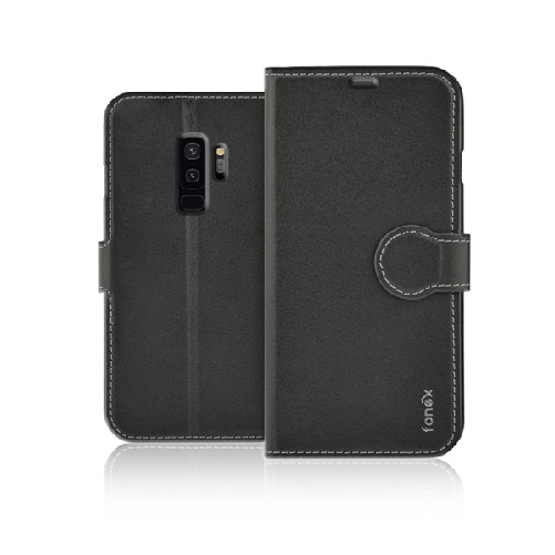 Fonex-custodia-a-libro-Identity-in-similpelle-per-Samsung-Galaxy-S9-|-Nero