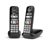 Gigaset E270 Duo Telefono DECT Identificatore di chiamata Nero