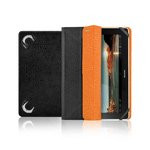 Fonex-custodia-Flexy-per-tablet-da-7--a-8--a-libro-|-Nero---Arancio