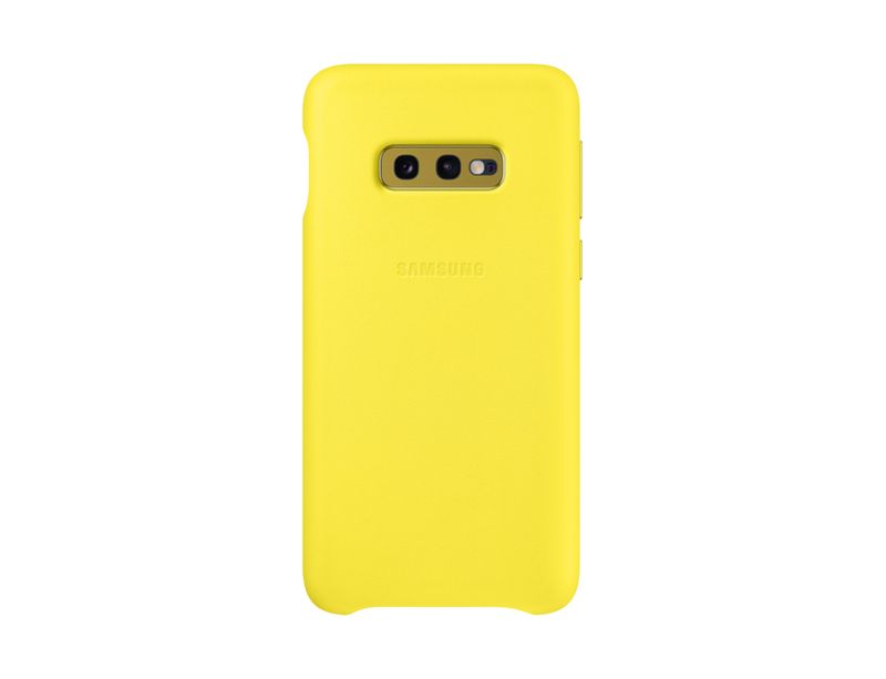 Samsung-cover-in-pelle-per-Galaxy-S10-E-|-Giallo