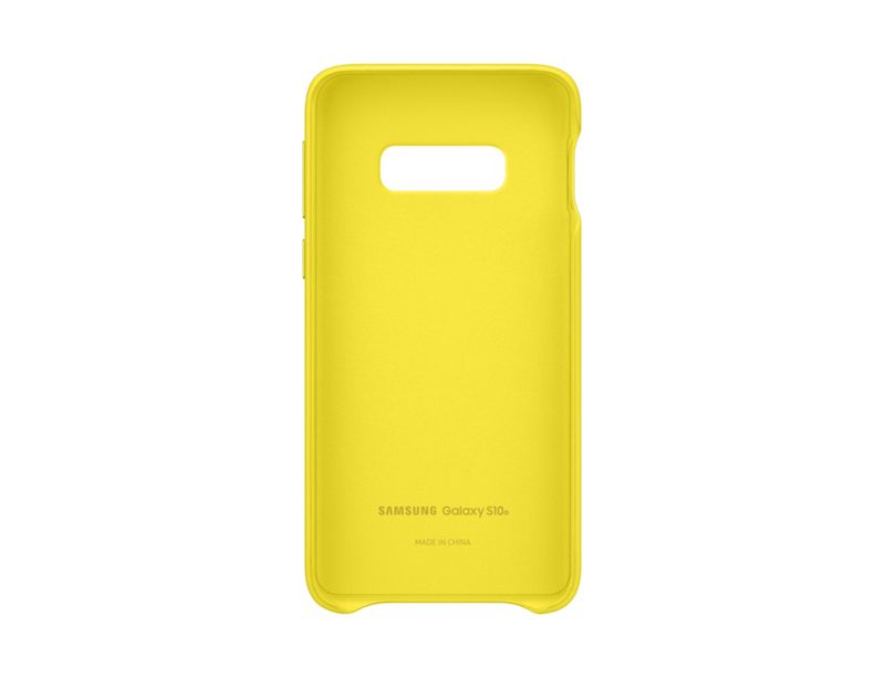 Samsung-cover-in-pelle-per-Galaxy-S10-E-|-Giallo