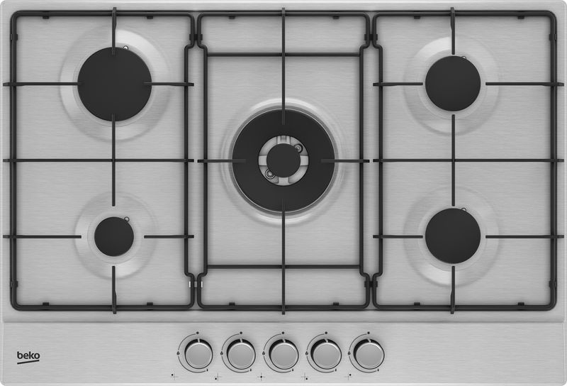 Beko-HIAW-75224-SX-E-Piano-cottura-a-gas-75-cm-Inox-5-fuochi-gas--1-Wok-