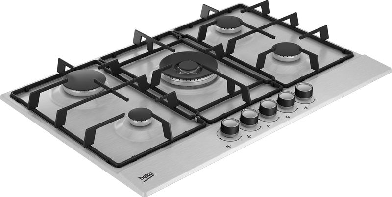 Beko-HIAW-75224-SX-E-Piano-cottura-a-gas-75-cm-Inox-5-fuochi-gas--1-Wok-