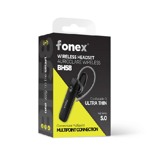 Fonex-auricolare-Bluetooth-BH58-singolo--|-Nero