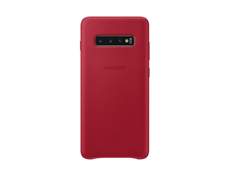 Samsung-cover-in-pelle-per-Galaxy-S10--|-Rosso