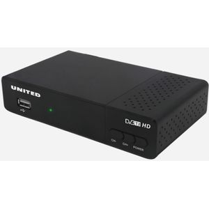 United DVBH2100 set-top box TV Cavo Full HD Nero