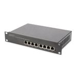 Digitus Switch Gigabit Ethernet Poe Gestito L2 8 Porte Poe 10 Pollici Budget Poe 80W