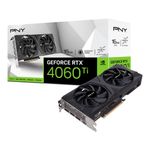 Pny SVGA PNY NVIDIA RTX 4060Ti VERTO 16GB GDDR6 128bit HDMI+3*DP DUAL FAN PCI-E 4.0 - VCG4060T16DFXPB1