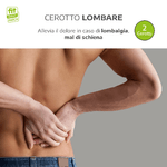 Fit cerotto coadiuvante lombare 2 pezzi fit206