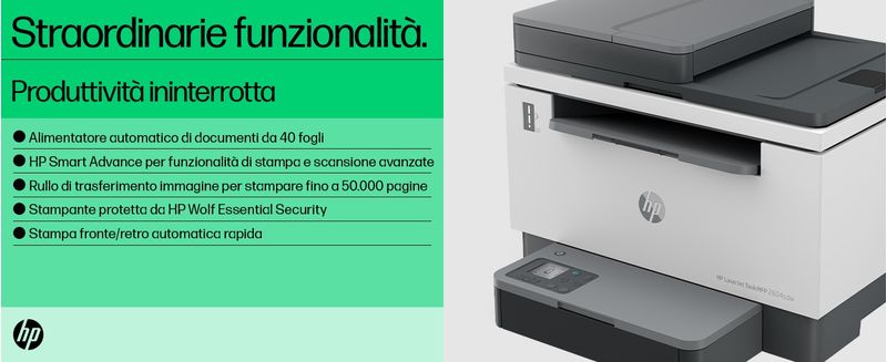 HP-LaserJet-Stampante-multifunzione-Tank-2604sdw-Bianco-e-nero-Stampante-per-Aziendale-Stampa-fronte-retro--Scansione-verso-e-mail--Scansione-su-PDF