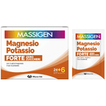 MASSIGEN MAGNESIO POTASSIO FORTE ZERO ZUCCHERO 24 BUSTINE + 6 BUSTINE