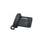 Panasonic KX-TS580EX1 telefono a filo con display LCD ID chiamante Vivavoce e rubrica Nero