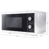 Microonde-Sharp-YC-MG01E-W-con-Grill-20L-800W