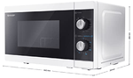 Microonde-Sharp-YC-MG01E-W-con-Grill-20L-800W