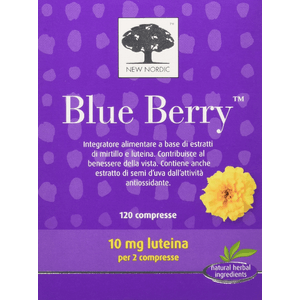 blue berry - integratore alimentare a base di estratti di mirtillo e luteina.