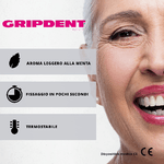 adesivo per protesi dentale - gripdent