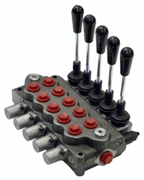 Distributore Walvoil SD5 a 5 leve doppio effetto - 40L