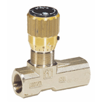 Regolatore di flusso unidirezionale da 3/8" in ottone