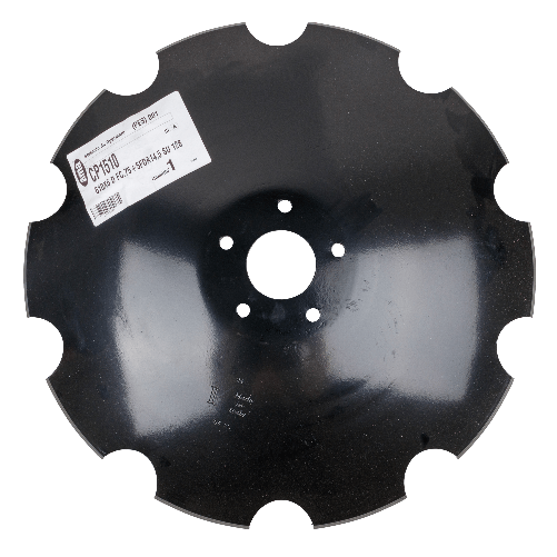 Disco frangizolle dentato base piana Ø 610mm sp.6mm con fori svasati