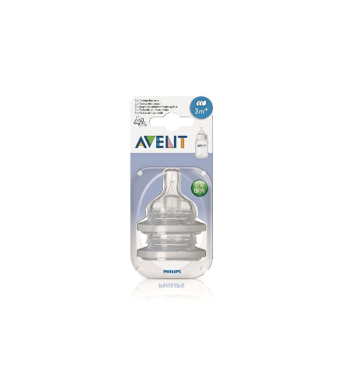 Philips-Avent-SCF633-27---Tettarella-classica-a-3-fori-flusso-medio-confezione-da-2