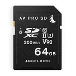 Angelbird SD Card AV PRO UHS-II 64GB V90 - Alta Velocità e Resistenza