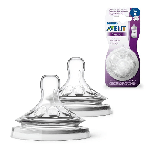 Philips Avent 2 Tettarelle Natural Flusso Denso