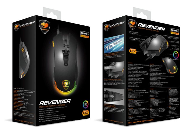 COUGAR-Gaming-Revenger-mouse-Mano-destra-USB-tipo-A-Ottico-12000-DPI