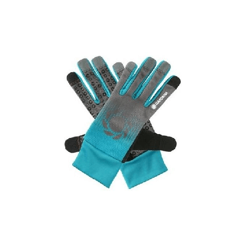 Gardena-11501-20-Guanto-protettivo-Guanti-da-giardinaggio-Nero-Blu-Grigio-Cotone-Elastan-Nylon-Poliestere-Poliuretano