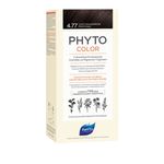 Phyto Phytocolor 4.77 Castano Marrone Intenso Colorazione Permanente Senza Ammoniaca, Copertura Capelli Bianchi