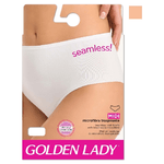 Golden Lady Slip Midi in microfibra traspirante, Naturale 4l