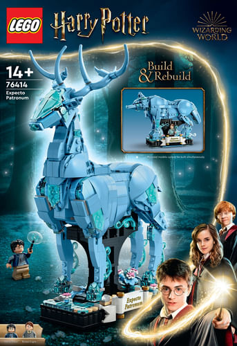 LEGO-Harry-Potter-76414-Expecto-Patronum-Set-2-in-1-con-Figure-Animali-Cervo-e-Lupo-Regali-per-Adolescenti