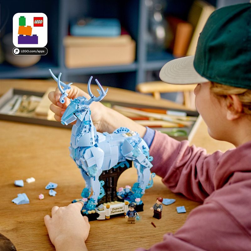LEGO-Harry-Potter-76414-Expecto-Patronum-Set-2-in-1-con-Figure-Animali-Cervo-e-Lupo-Regali-per-Adolescenti