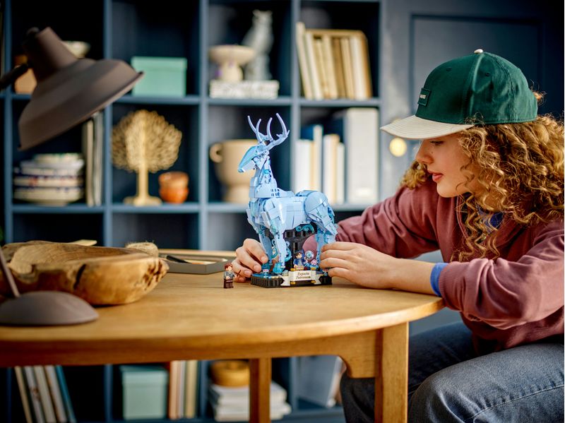 LEGO-Harry-Potter-76414-Expecto-Patronum-Set-2-in-1-con-Figure-Animali-Cervo-e-Lupo-Regali-per-Adolescenti