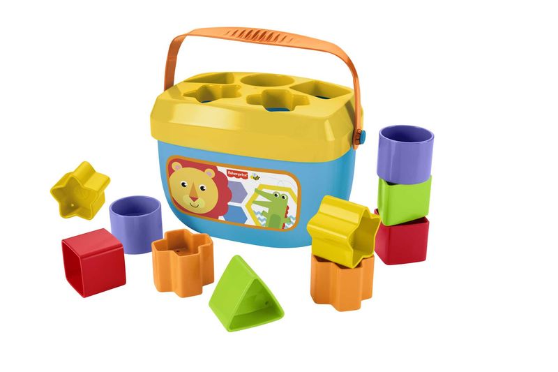 Fisher-Price-Blocchi-Assortiti-Giocattolo-Impilabile-per-Bambini-6--Mesi