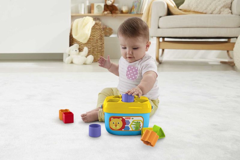 Fisher-Price-Blocchi-Assortiti-Giocattolo-Impilabile-per-Bambini-6--Mesi