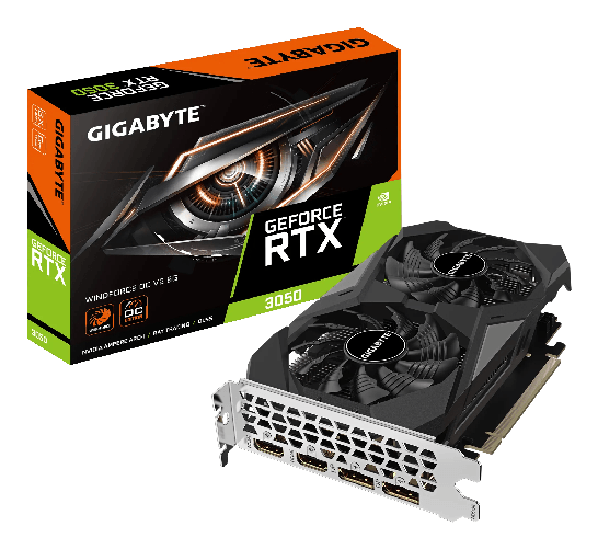 GIGABYTE GeForce RTX 3050 WINDFORCE OC V2 6GB GDDR6 - Potenza e Prestazioni