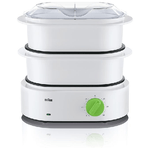 Braun FS 3000 pentola a vapore 2 cestello/i Superficie piana 850 W Verde, Bianco