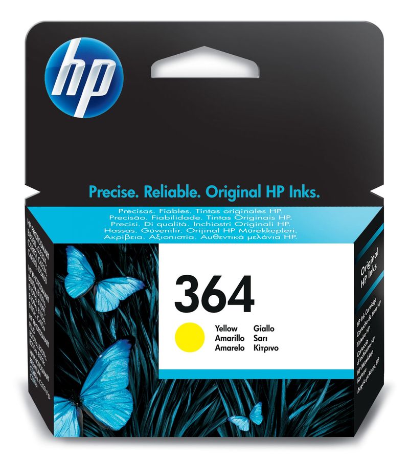 HP-364-Yellow-Ink-Cartridge-cartuccia-d-inchiostro-1-pz-Originale-Giallo