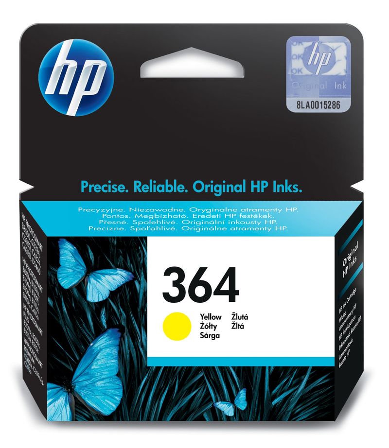 HP-364-Yellow-Ink-Cartridge-cartuccia-d-inchiostro-1-pz-Originale-Giallo